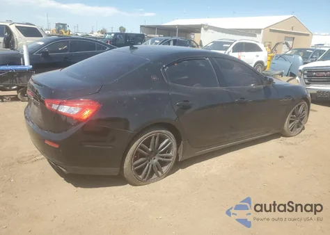 2016 Maserati Ghibli S z USA, uszkodzony, nr VIN ZAM57RSA6G1173551